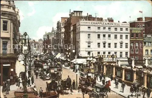 London Strand and Charing Cross Station Traffic Kat. City of London