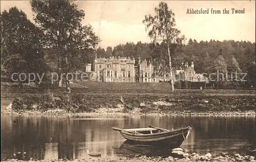 Melrose & District Abbotsford Historic House view from the Tweed Kat. Scottish Borders