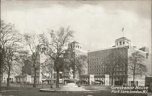 London Grosvenor House Park Lane Monument Kat. City of London