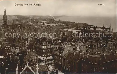 Dundee City View from Old Steeple Kat. Dundee City