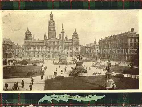 Glasgow George Square Monument Kat. Glasgow City