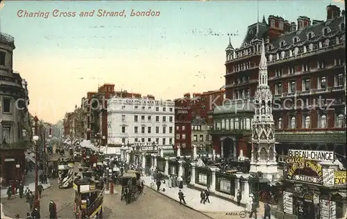 London Charing Cross and Strand Monument Kat. City of London