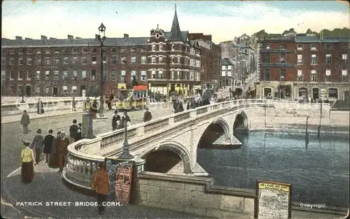 Cork Patrick Street Brdige Tramway Kat. Cork