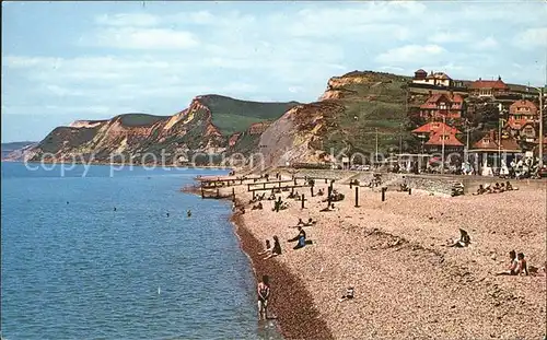 West Bay Beach and West Cliff Kat. Canterbury