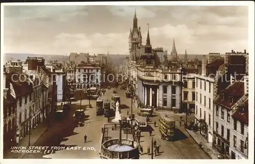 Aberdeen City Union Street Monument Tramway Kat. Aberdeen City