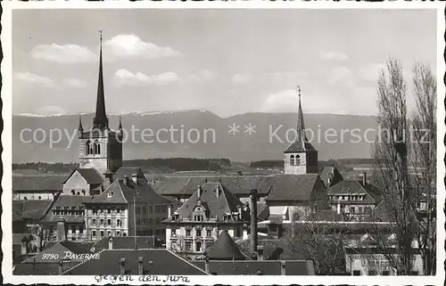 Payerne Abtei und Pfarrkirche mit Jura Kat. Payerne