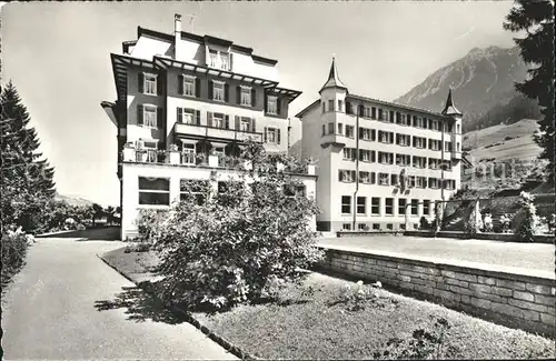 Lungern Haus St Josef mit Marienburg und Garten Kat. Lungern