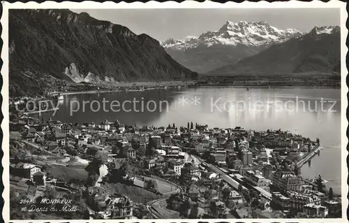 Montreux VD et Dents du Midi / Montreux /Bz. Vevey