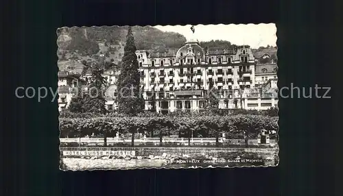 Montreux VD Hotel Suisse Majestic / Montreux /Bz. Vevey