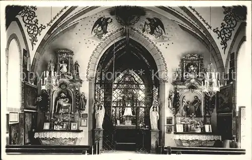 Delemont Chapelle de Notre Dame du Vorbourg Interieur Kat. Delemont