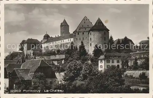 Porrentruy Le Chateau Kat. Porrentruy