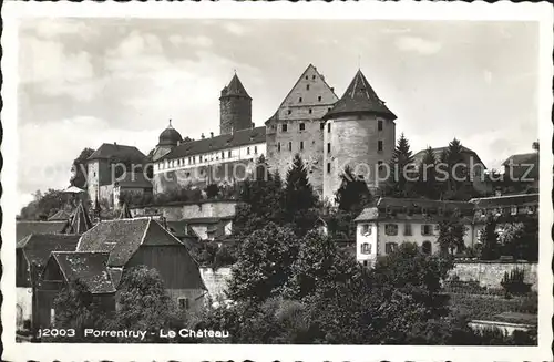 Porrentruy le Chateau Kat. Porrentruy