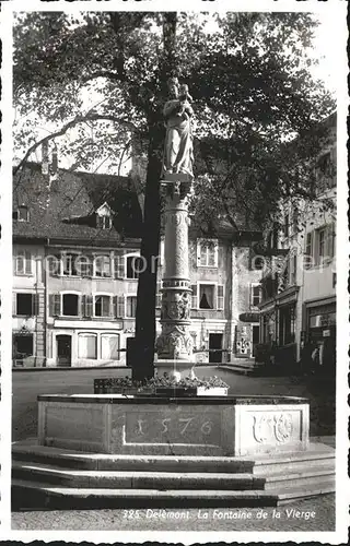 Delemont La Fontaine de la Vierge Kat. Delemont