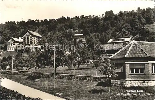 Aegerisee Kuranstalt Laendli mit Pavillon Kat. Zug