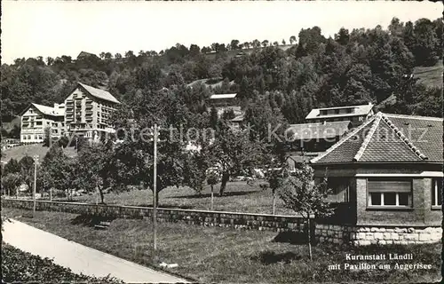 Aegerisee Kuranstalt Laendli mit Pavillon Kat. Zug