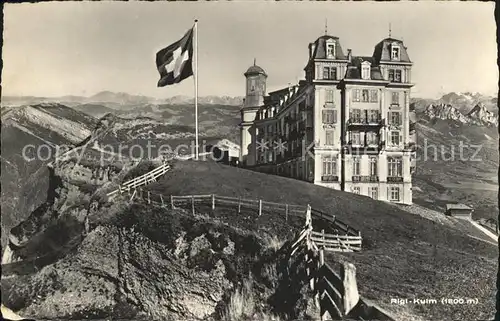 Rigi Kulm Hotel Kat. Rigi Kulm