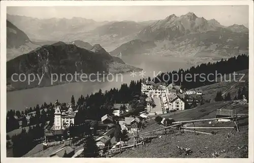 Rigi Kaltbad Panorama Kat. Rigi Kaltbad