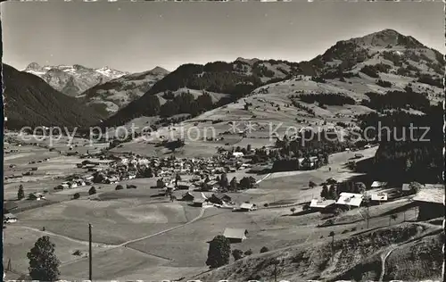 Zweisimmen Gletscherhorn Rohrbachstein Wistaetthorn Rinderberg Kat. Zweisimmen