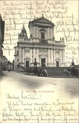 Solothurn St Ursuskirche Kat. Solothurn