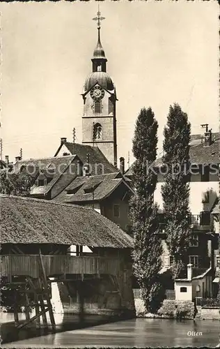 Olten Dorfpartie Kirche Kat. Olten