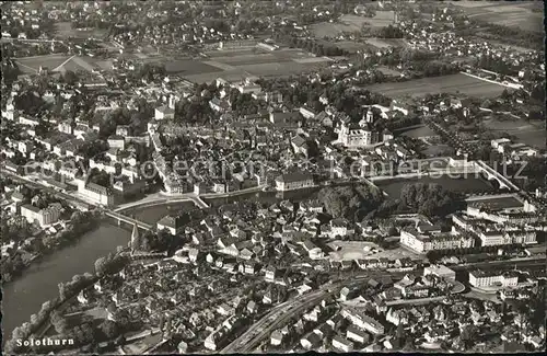 Solothurn Fliegeraufnahme Kat. Solothurn