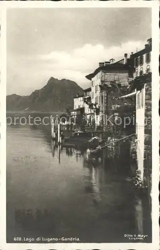 Gandria Lago di Lugano Panorama Kat. Gandria