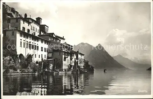 Gandria Lago di Lugano Panorama Kat. Gandria