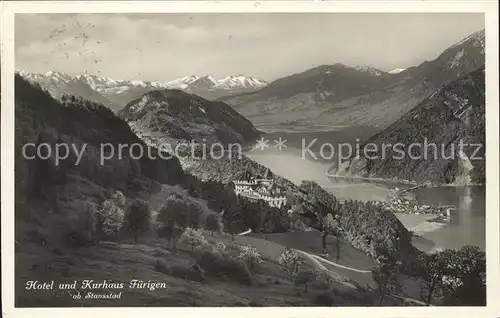 Fuerigen Hotel und Kurhaus Fuerigen mit Alpenpanorama Kat. Fuerigen