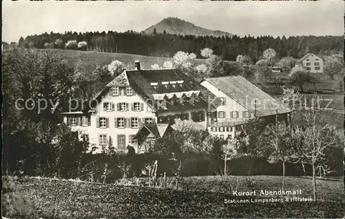 Lampenberg Kurort Abendsmatt Hoelstein Kat. Lampenberg