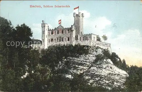 Baden AG Schloss Schartenfels Kat. Baden