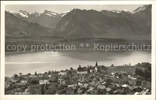 Sigriswil am Thunersee Panorama Kat. Sigriswil