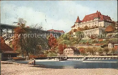 Bern BE Casino mit Kirchenfeldbruecke Kat. Bern