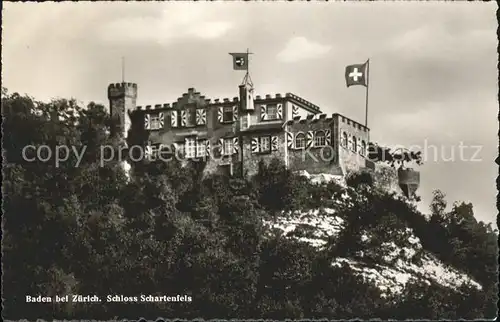 Baden AG Schloss Schartenfels Kat. Baden