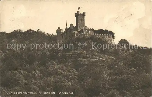 Baden AG Schloss Schartenfels Kat. Baden