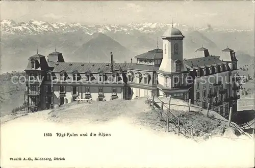 Rigi Kulm Hotel mit Alpenpanorama Kat. Rigi Kulm