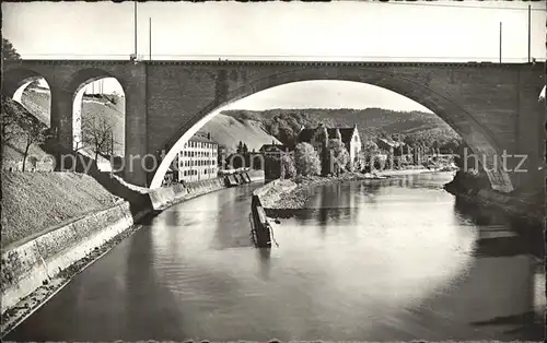 Baden AG Limmat Bruecke Kat. Baden