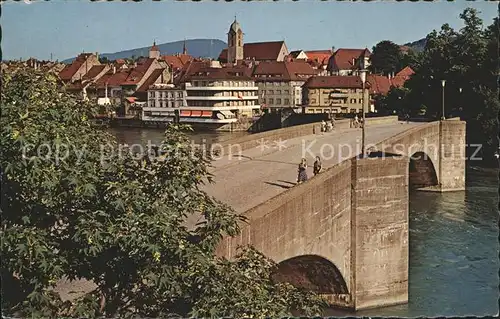 Rheinfelden AG Ortsblick Rheinbruecke Kat. Rheinfelden