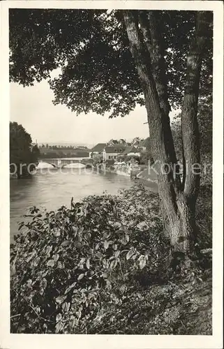 Rheinfelden AG Partie am Rhein Bruecke Kat. Rheinfelden