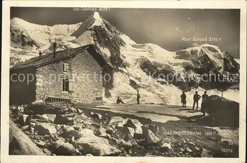 Les Diablerets Aigle Cabane Constante Mountet Mont Durand Kat. Les Diablerets