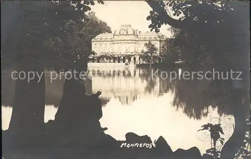 Ludwigsburg Monrepos Schloss Teich Frau Kat. Ludwigsburg