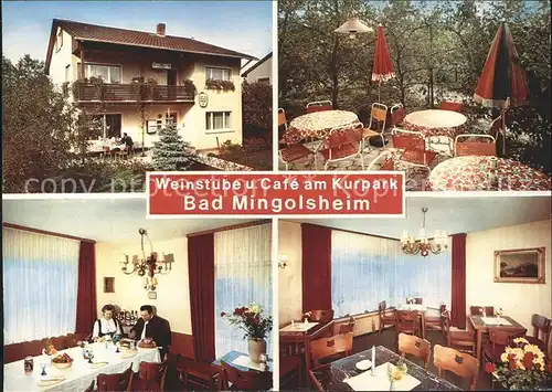 Mingolsheim Weinstube Cafe Kurpark Kat. Bad Schoenborn