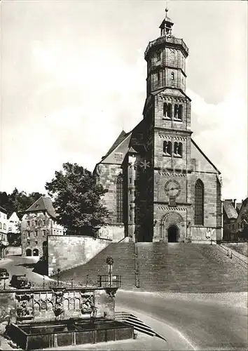 Schwaebisch Hall St. Michaeliskirche Kat. Schwaebisch Hall