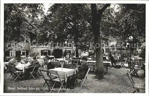 Schwaebisch Hall Hotel Solbad Gartenterrasse Kat. Schwaebisch Hall