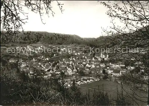 Braunsbach Wuerttemberg Totalansicht Kat. Braunsbach