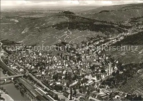 Obertuerkheim Fliegeraufnahme Kat. Stuttgart