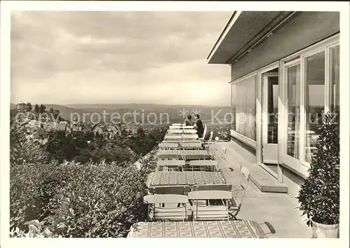 Rotenberg Stuttgart Hoehengaststaette Boehringer Terrasse Kat. Stuttgart