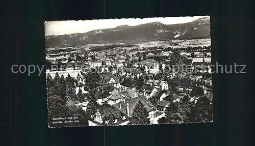 Solothurn Blick von der protest Kirche Kat. Solothurn