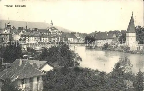 Solothurn Stadtansicht Kat. Solothurn