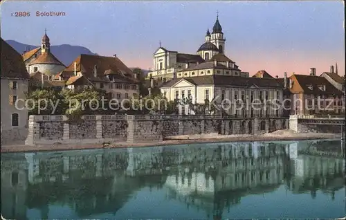 Solothurn Partie an der Aare Kat. Solothurn