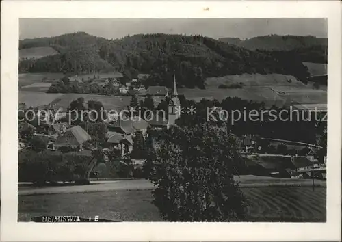 Heimiswil Ortsansicht Kat. Heimiswil